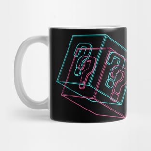 A glitch in the gaming system question box Mug